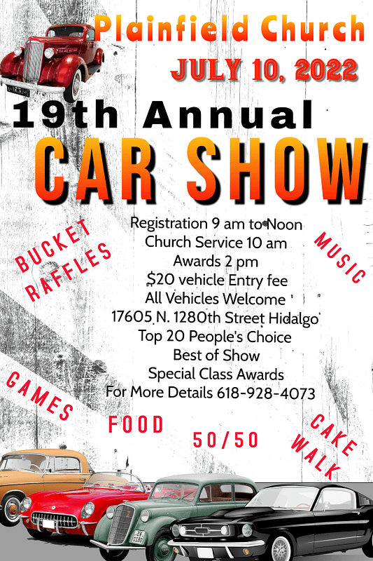 19th Annual Plainfield Car Show Jasper County Daily News