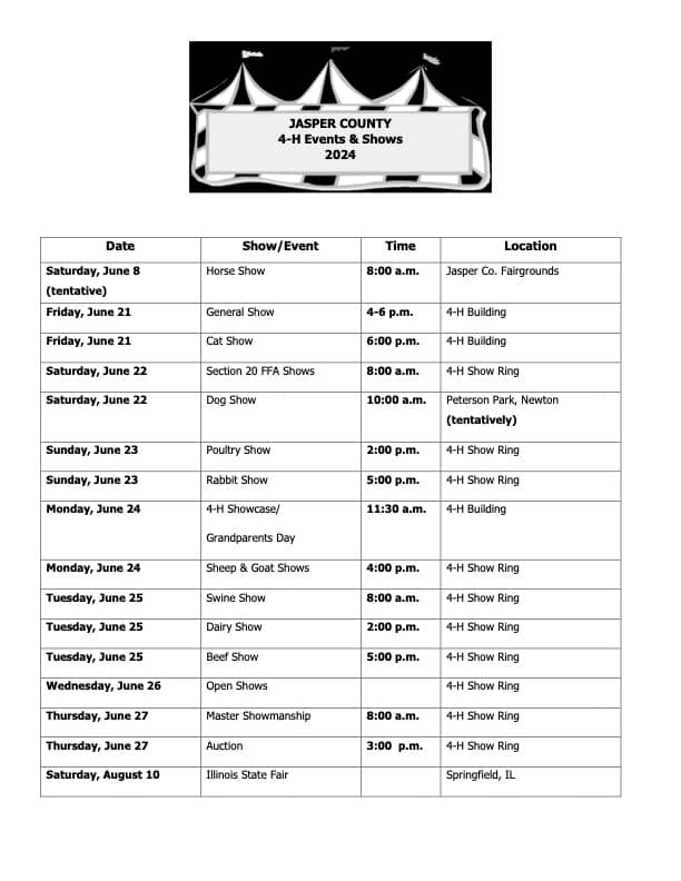 Kansas State Fair 4H Rules 2024 Schedule Elita Heloise