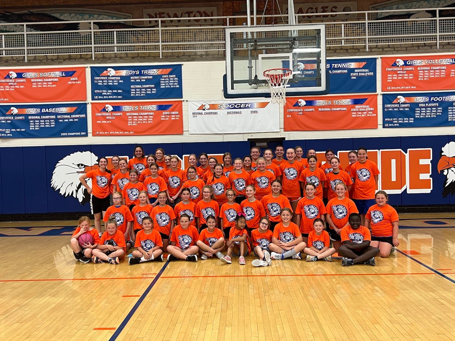 Girls Basketball Camp Awards Jasper County Daily News