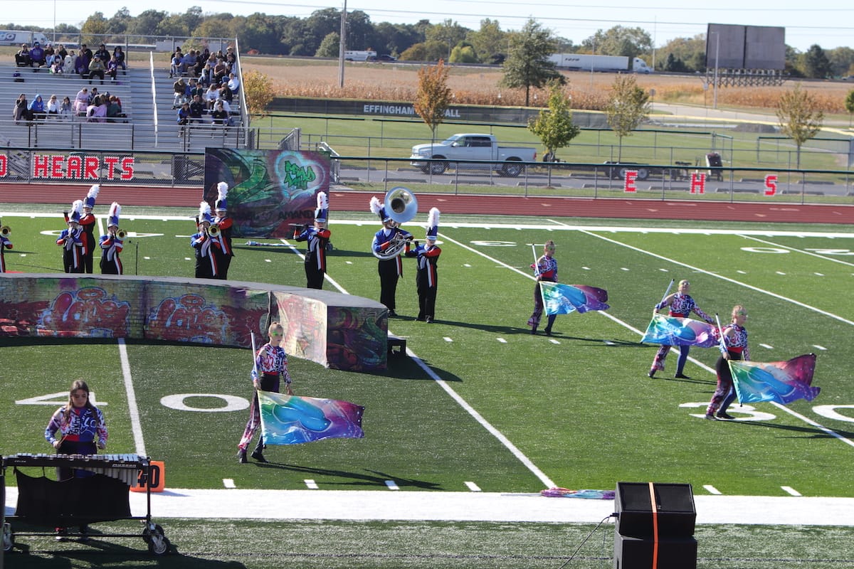 Marching Eagles At Effingham Marching Hearts Invitational Jasper