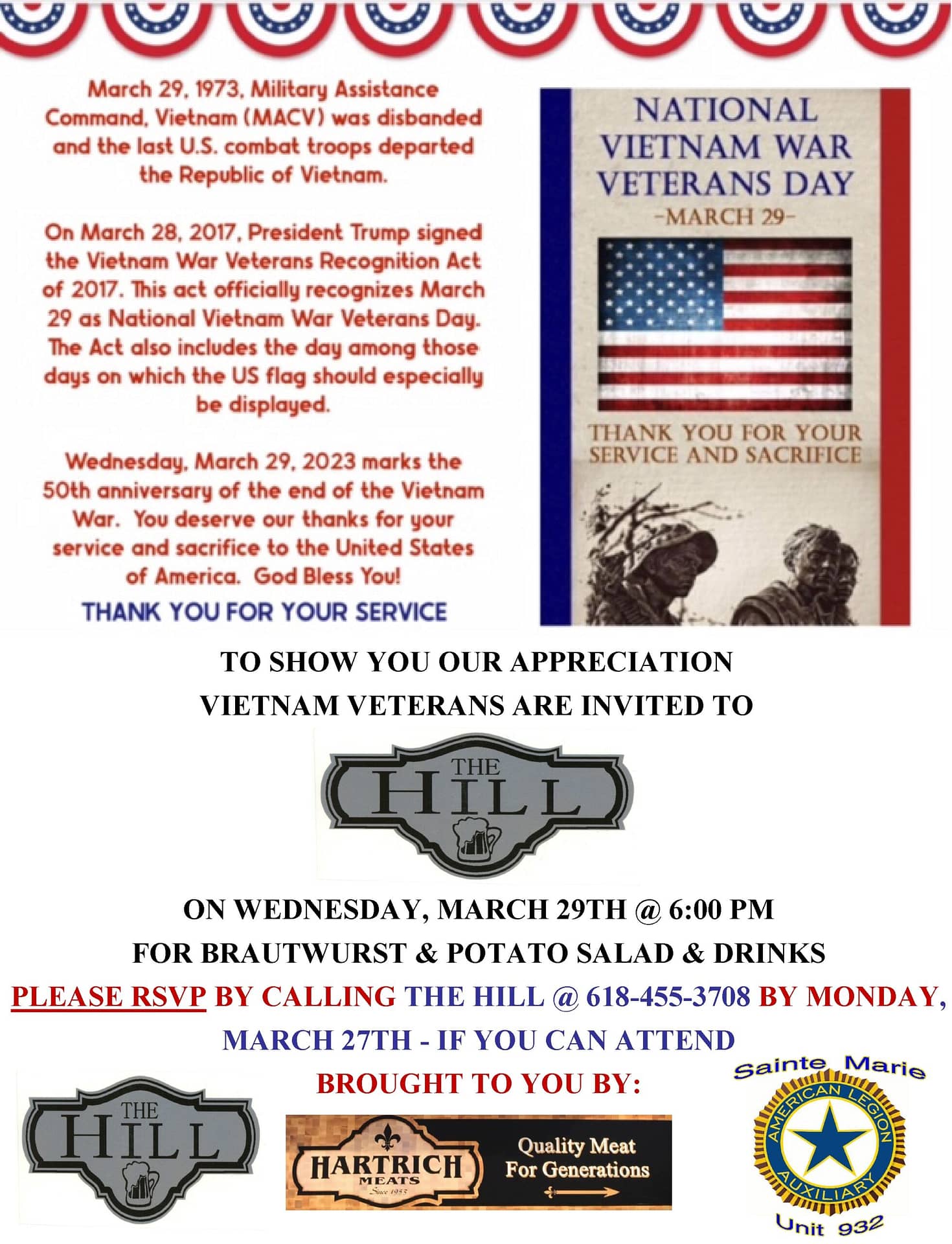 Vietnam Veterans Appreciation Dinner at The Hill Jasper County Daily News